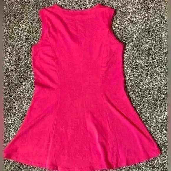 Kathleen Kirkwood V Neck Pink Casual Tank Top- Slimming Look- XS - Picture 4 of 4